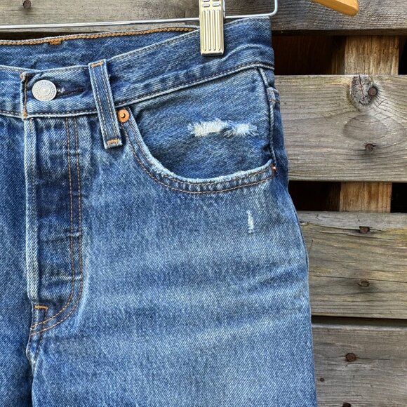 Levi's 501 Original Straight sz 24 - Picture 6 of 12